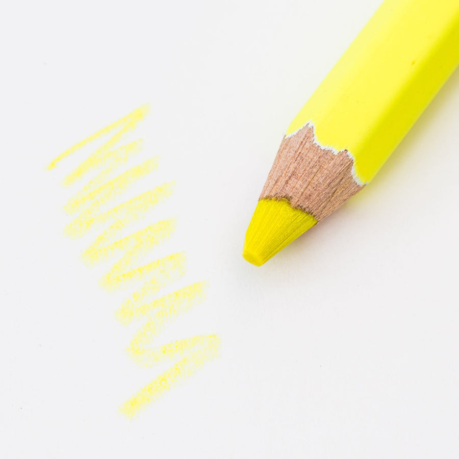 Caran d'Ache Couleurs Fluo Highlighter Pencils - Yellow