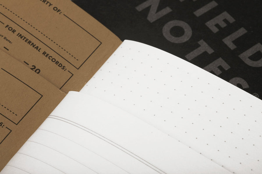 Field Notes Pitch Black Memo Books (3-Pack)