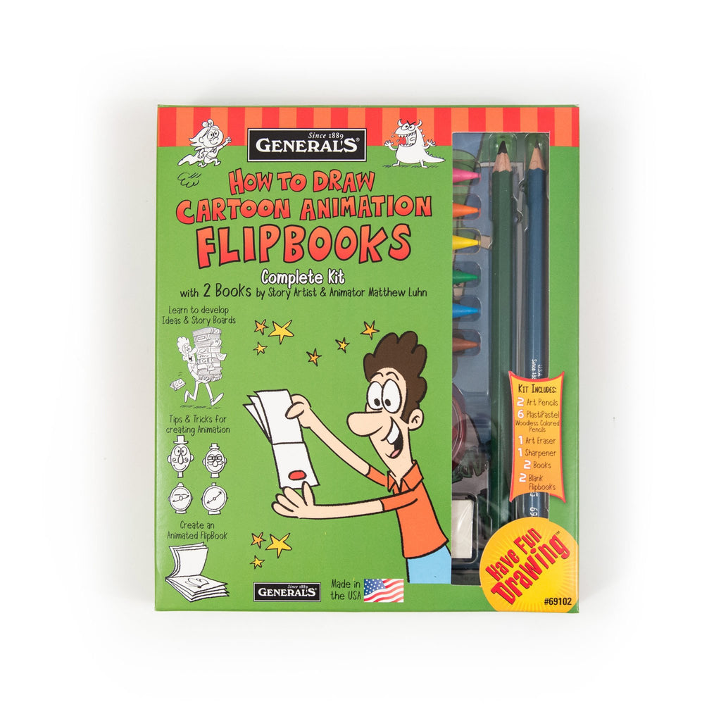 How To Draw Cartoon Flip Books! Kit