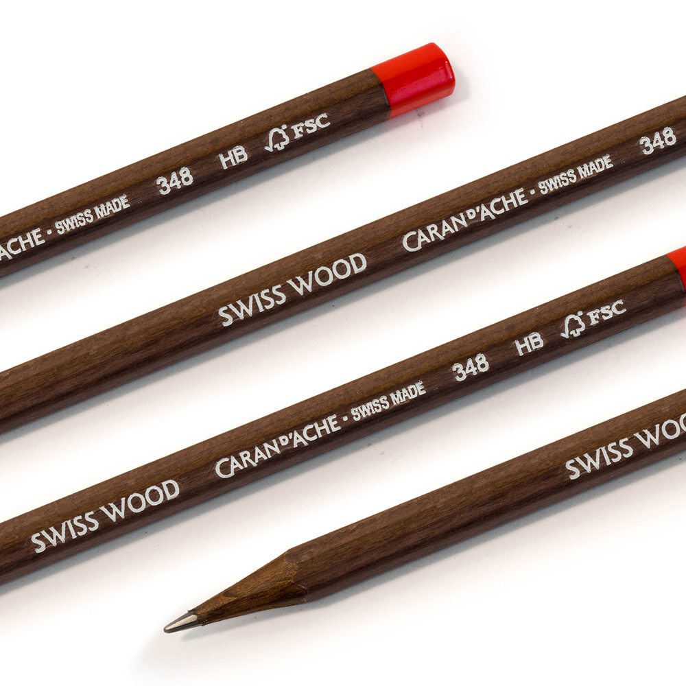 Caran d'Ache Swiss Wood Pencil - HB – Yoseka Stationery