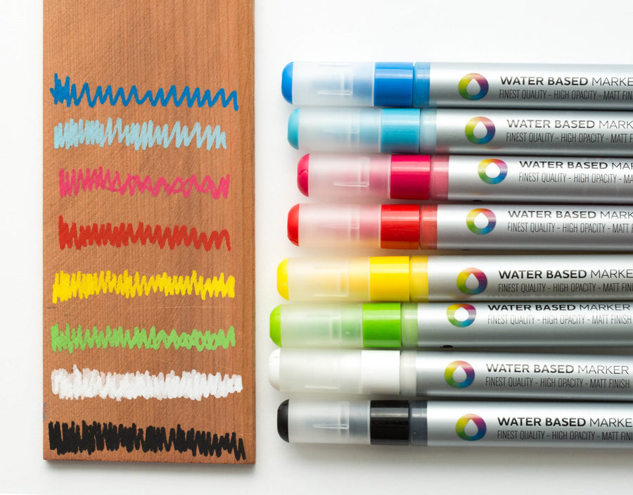 Montana Colors 3mm Water-based Paint Markers (8-Pack) Color Sample