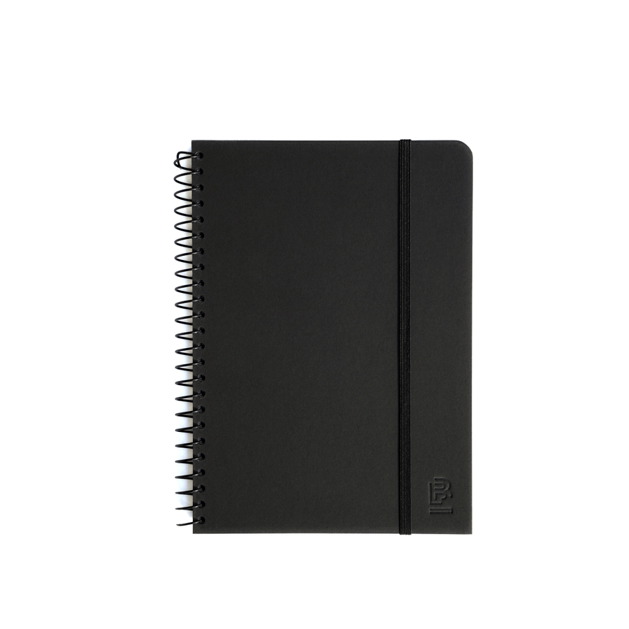 Blackwing A5 Spiral Notebook in black