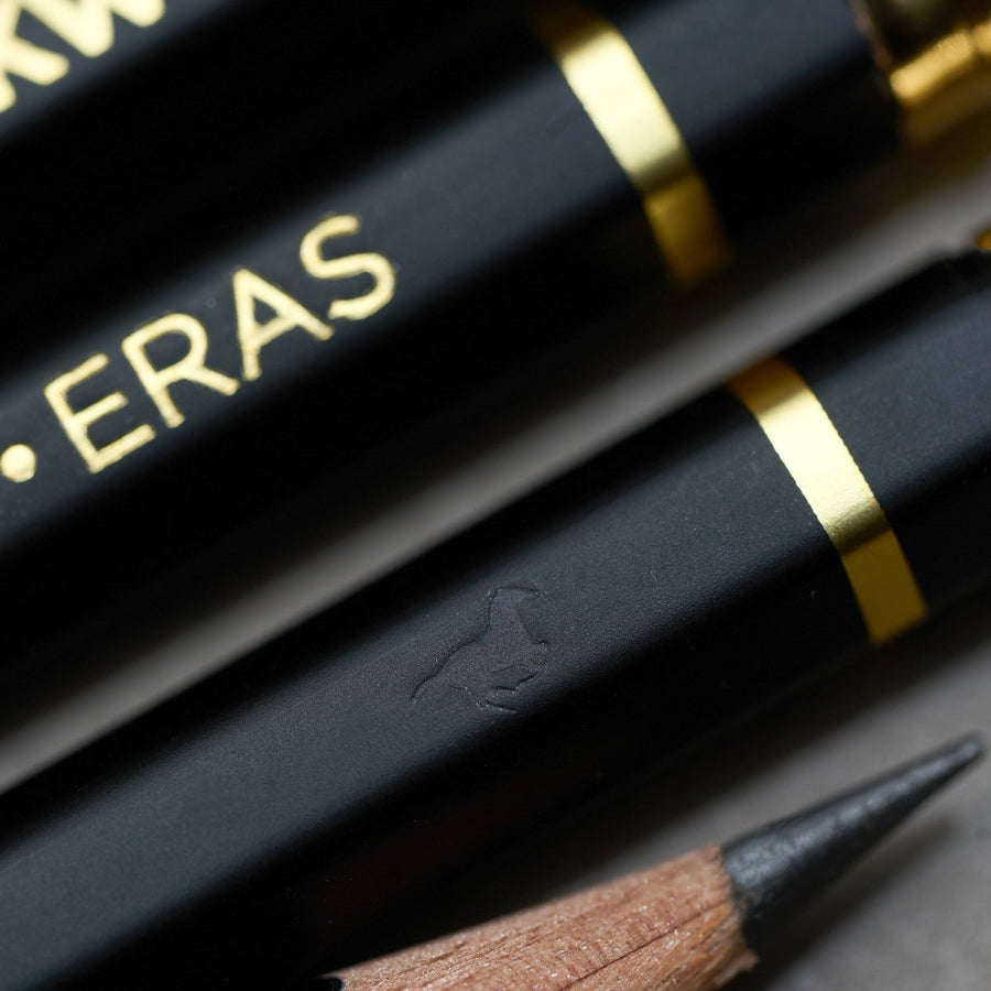 close-up of Blackwing Eras 2025 edition pencils