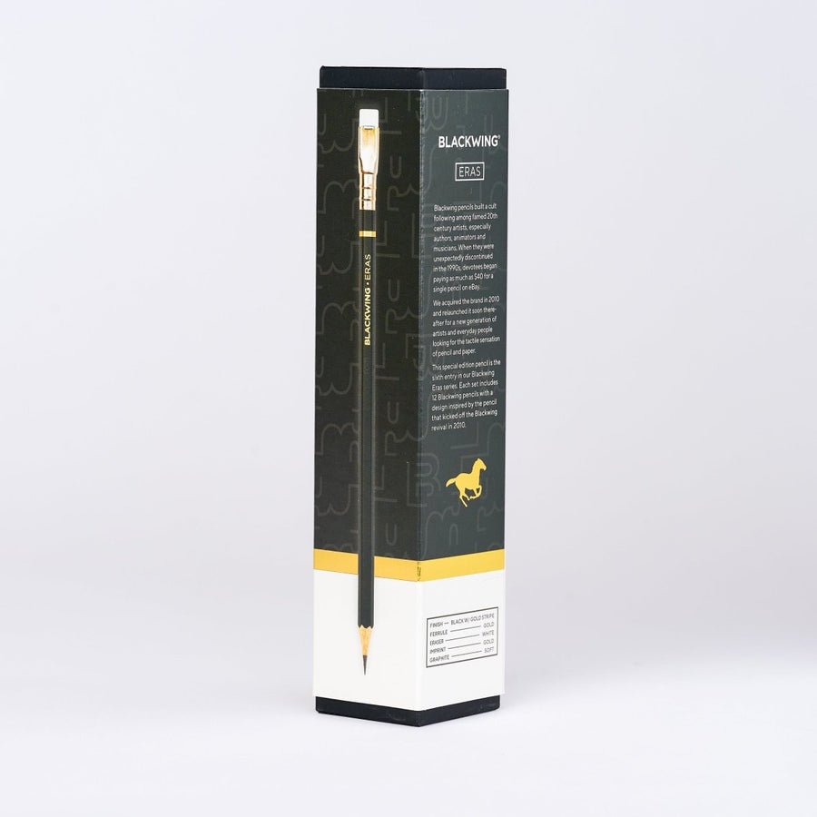 Blackwing pencil packaging on a white background