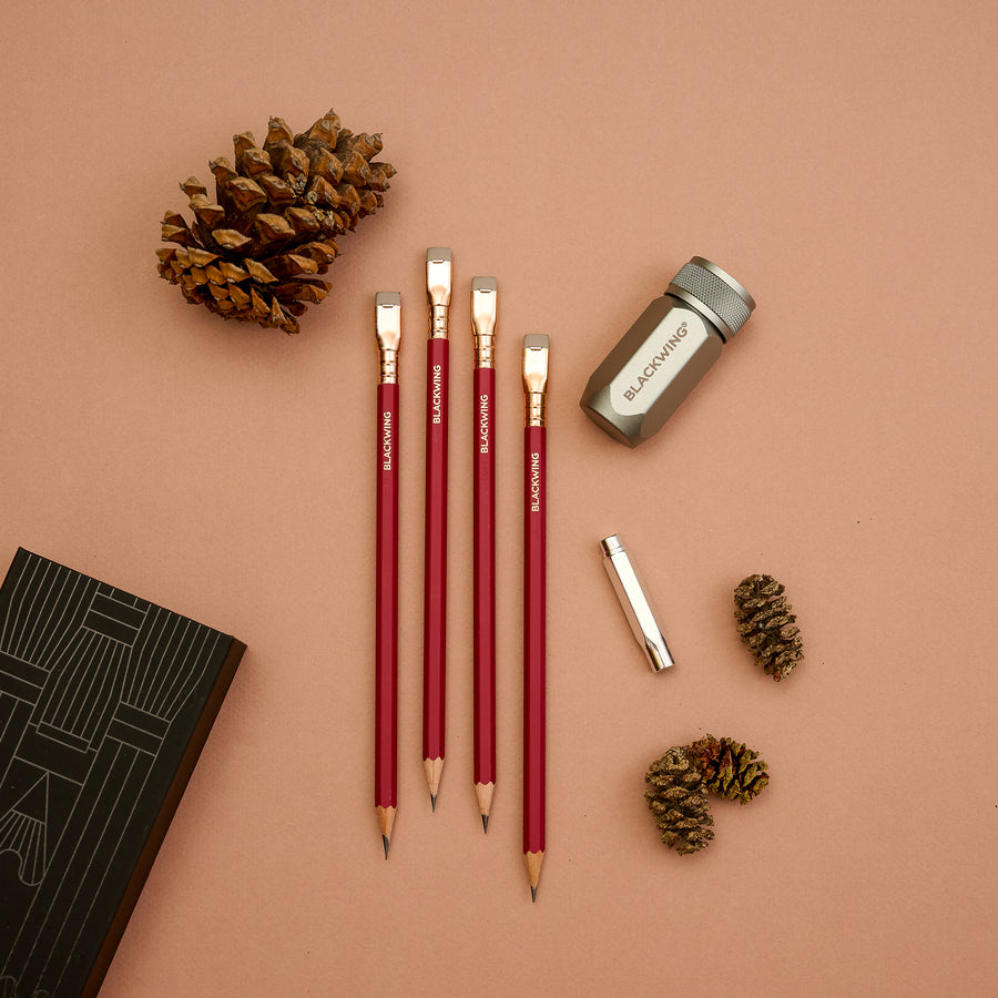 Blackwing Matte Red Pencil Essentials Set