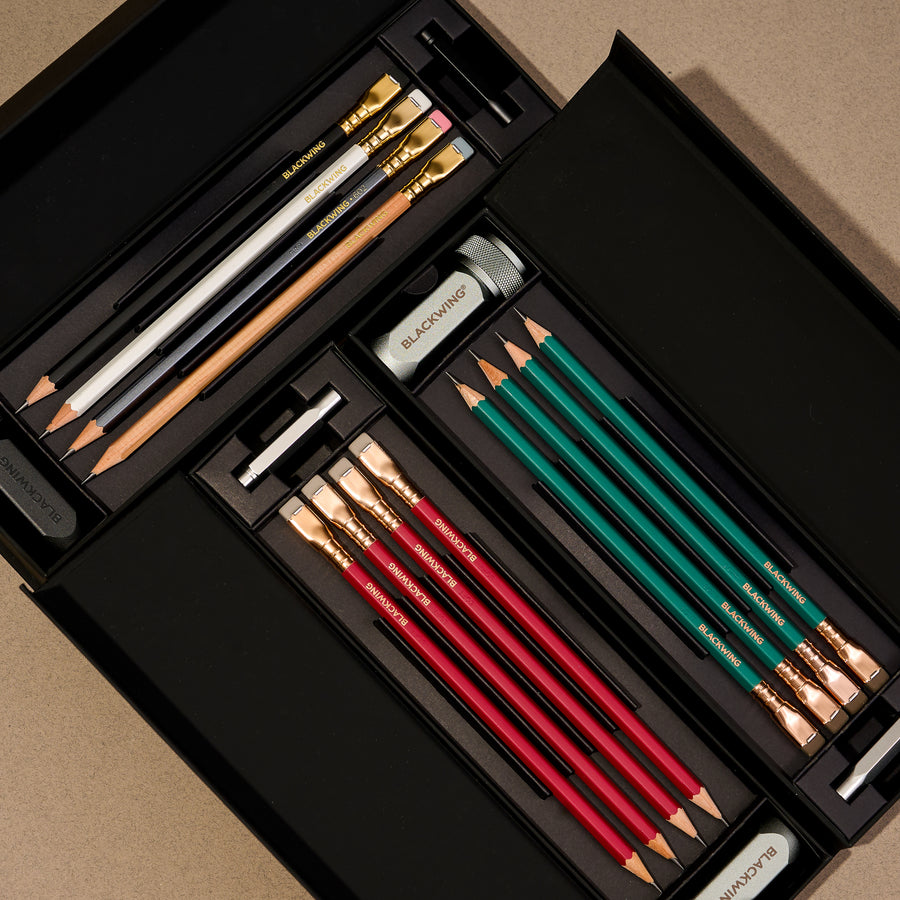 Blackwing Matte Red Pencil Essentials Set