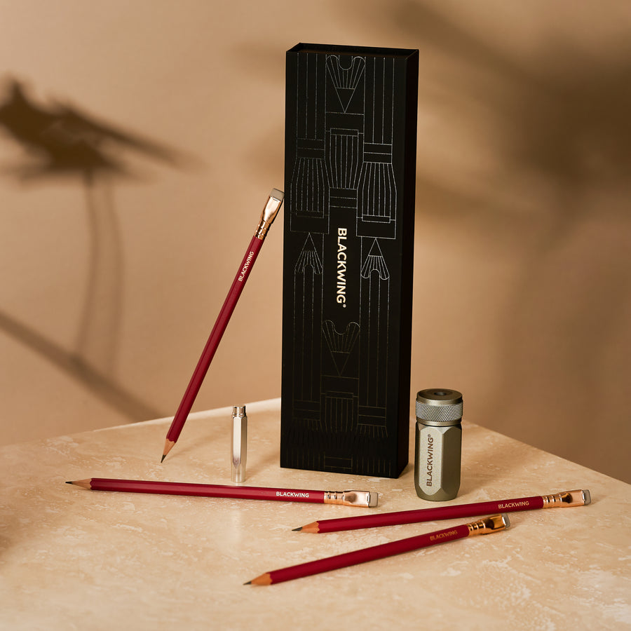 Blackwing Matte Red Pencil Essentials Set