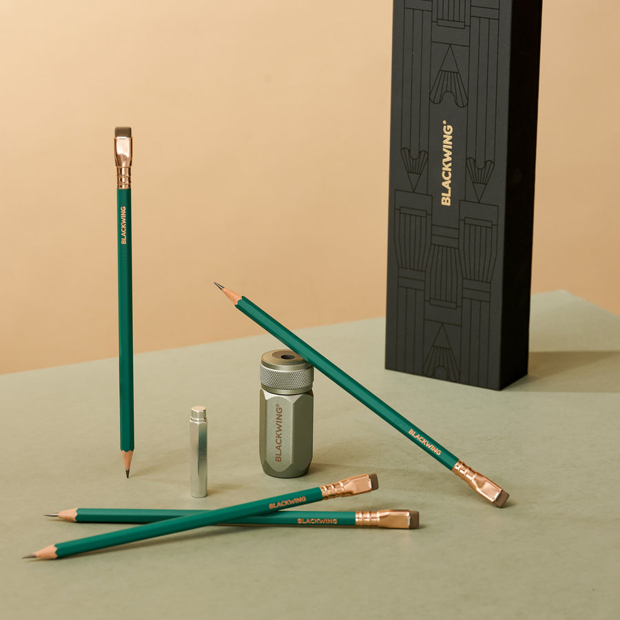 Blackwing Matte Green Pencil Essentials Set