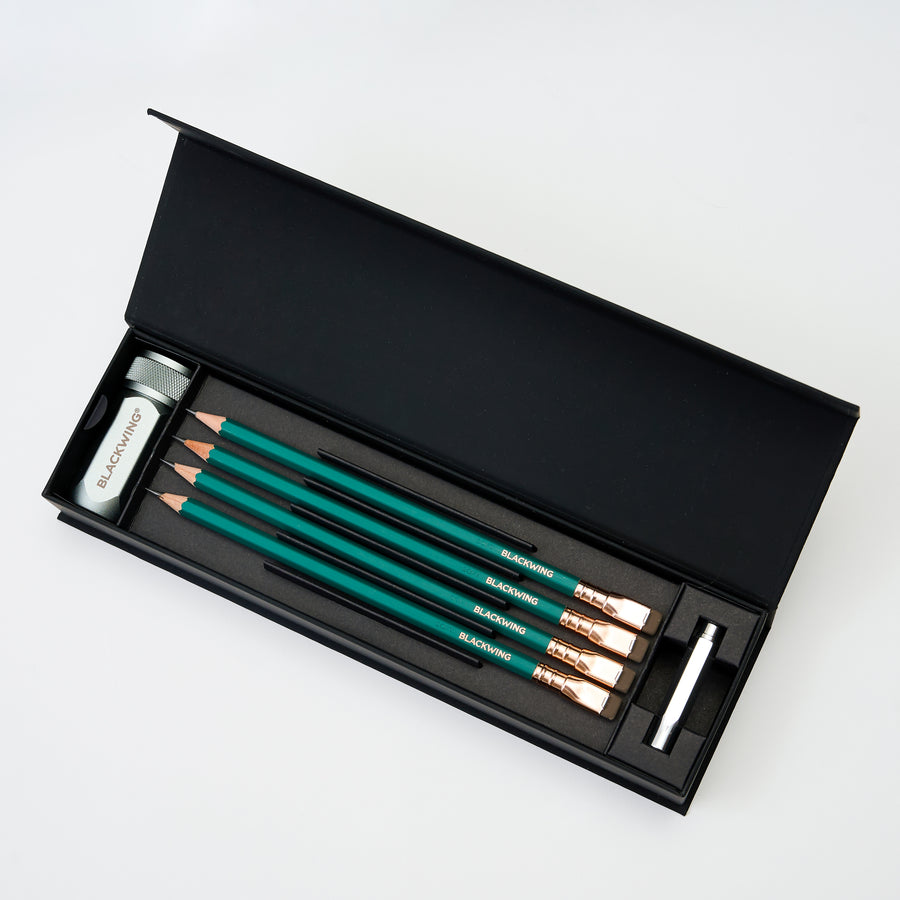 Blackwing Matte Green Pencil Essentials Set