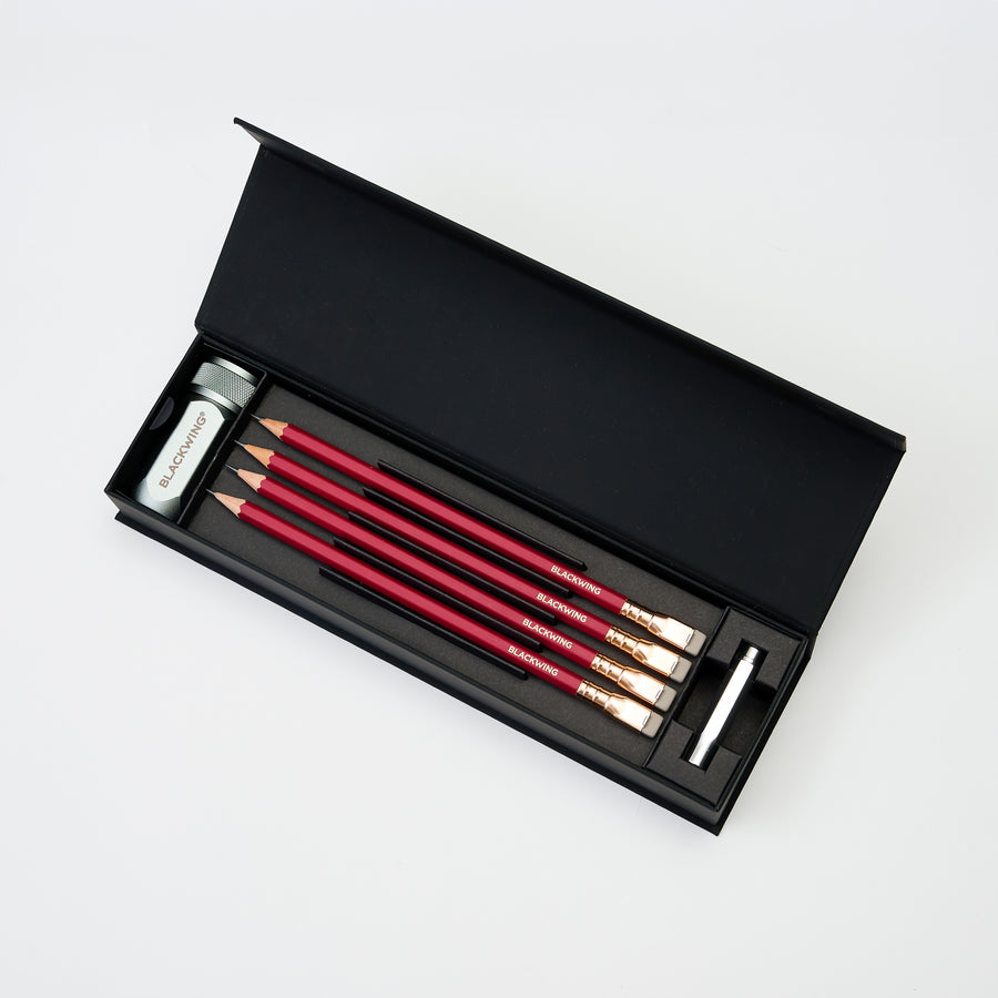 Blackwing Matte Red Pencil Essentials Set