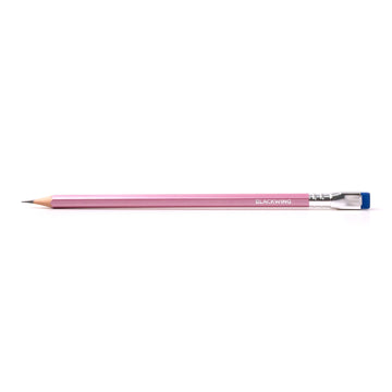 A Blackwing Pearl - Pink pencil on a white background.