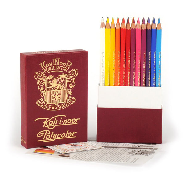 Koh-I-Noor : Polycolor : Artist Colored Pencils 3824 : Set of 24 : Landscape