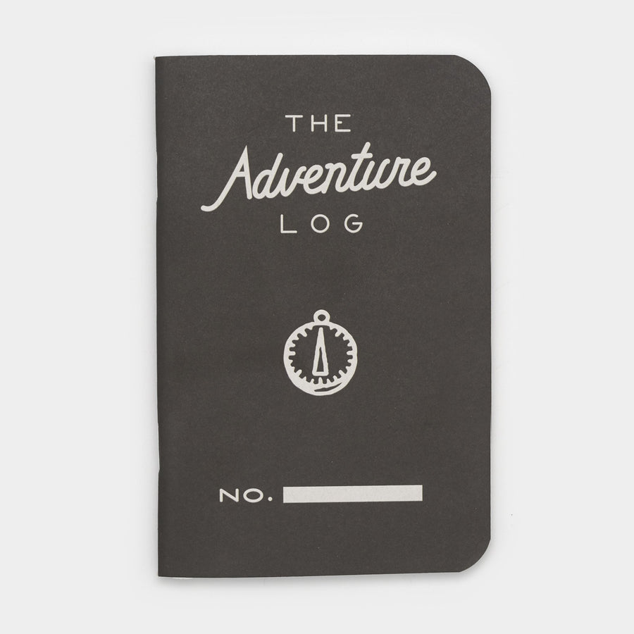 Word. Notebooks Adventure Log Black