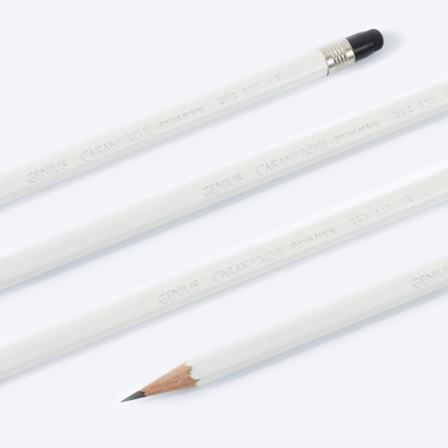 Caran d'Ache Genius Pencils |  White