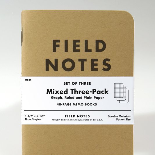 Field Notes Original Memo Books (Mixed 3-Pack)