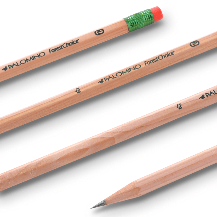It's Academic America's Finest Pre-Sharpened #2 Pencils, Made in USA, Responsibly Sourced Wood Cased, HB Graphite Core, Matte Black Coating, 12 Pack