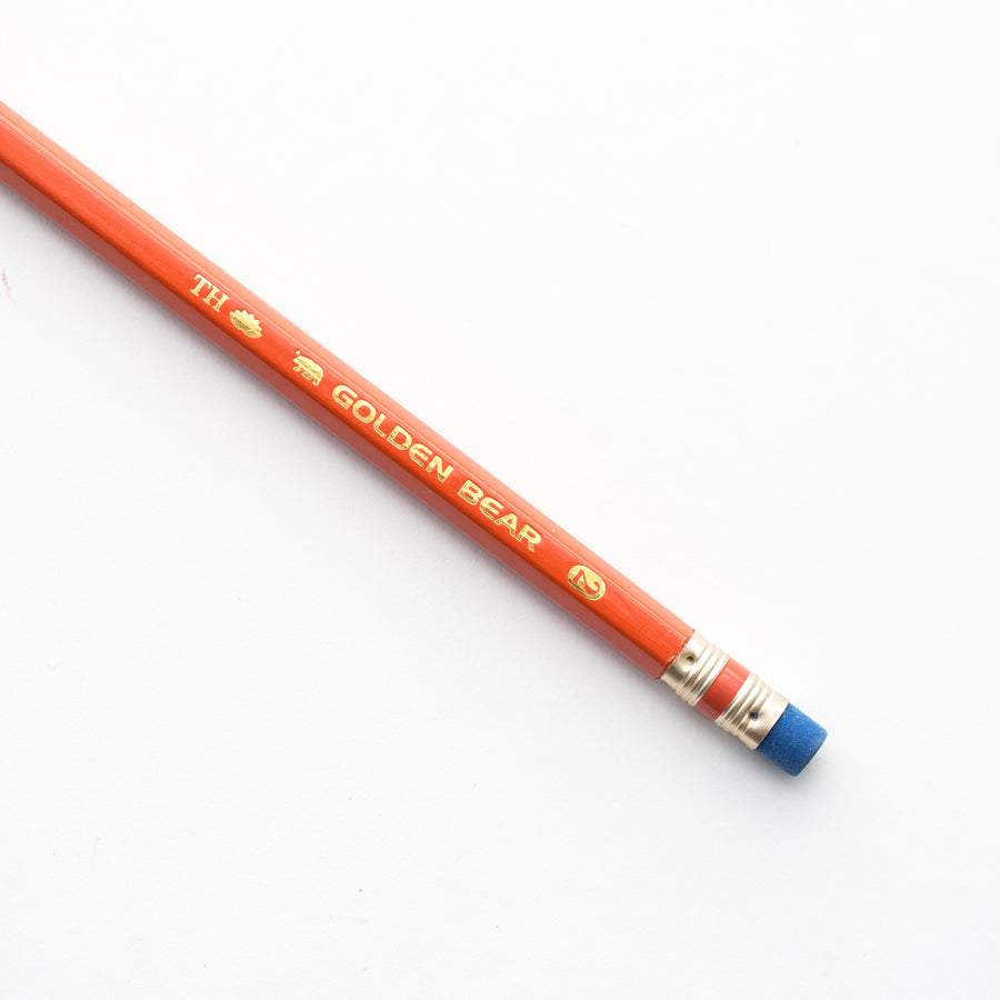 Golden Bear Orange #2 Pencils (12 Pack) - Made in Thailand