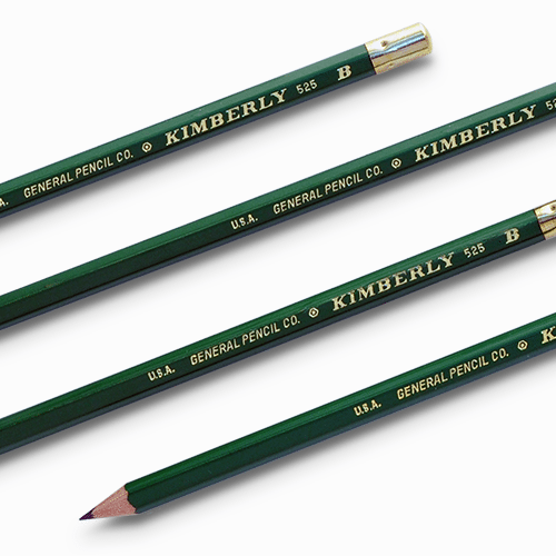 General's Kimberly Graphite Drawing Pencils, 2B, Pack of 12