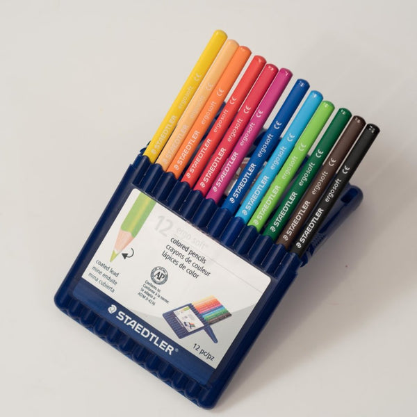 Staedtler Coloured Pencils - Ergosoft - 24 pcs » Cheap Delivery