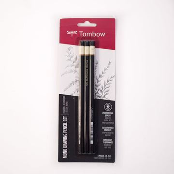 Tombow MONO Drawing Pencil Set 3 Pk