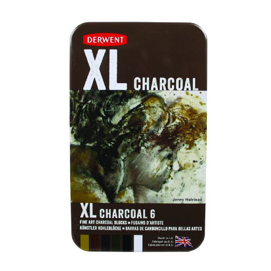 Derwent XL Charcoal (6 Pack)