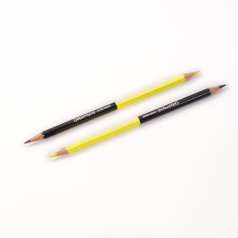 Caran d'Ache Graphicolor Pencils - Yellow/Graphite