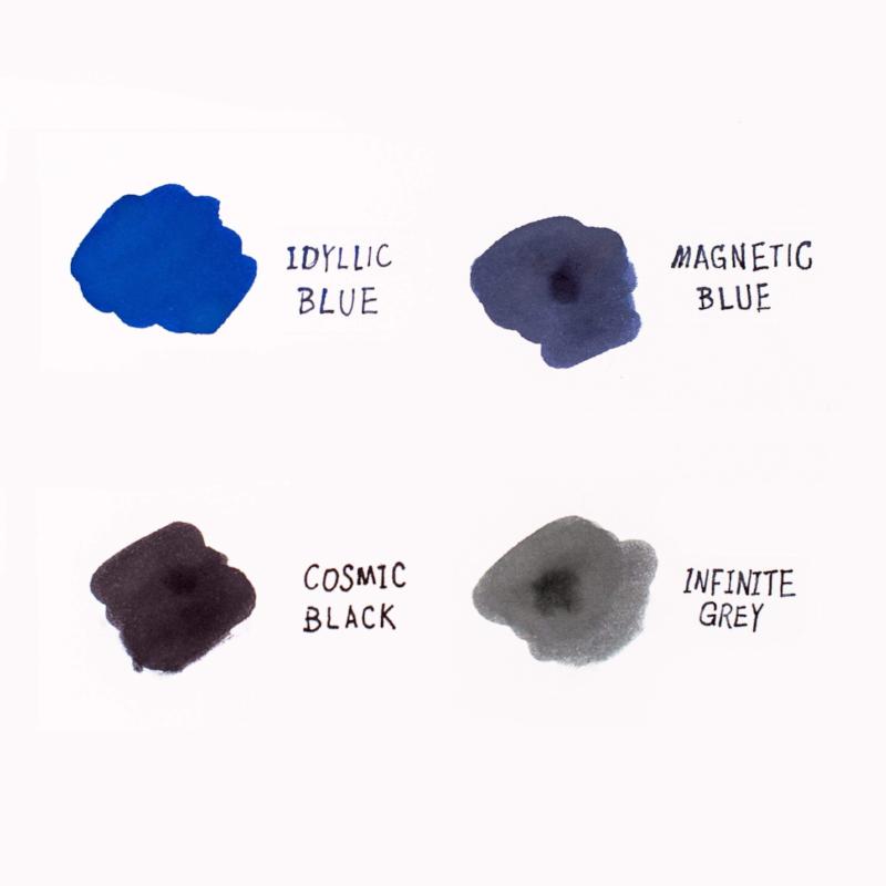 Caran d'Ache Chromatics Fountain Pen Ink Cartridges - Color Sample