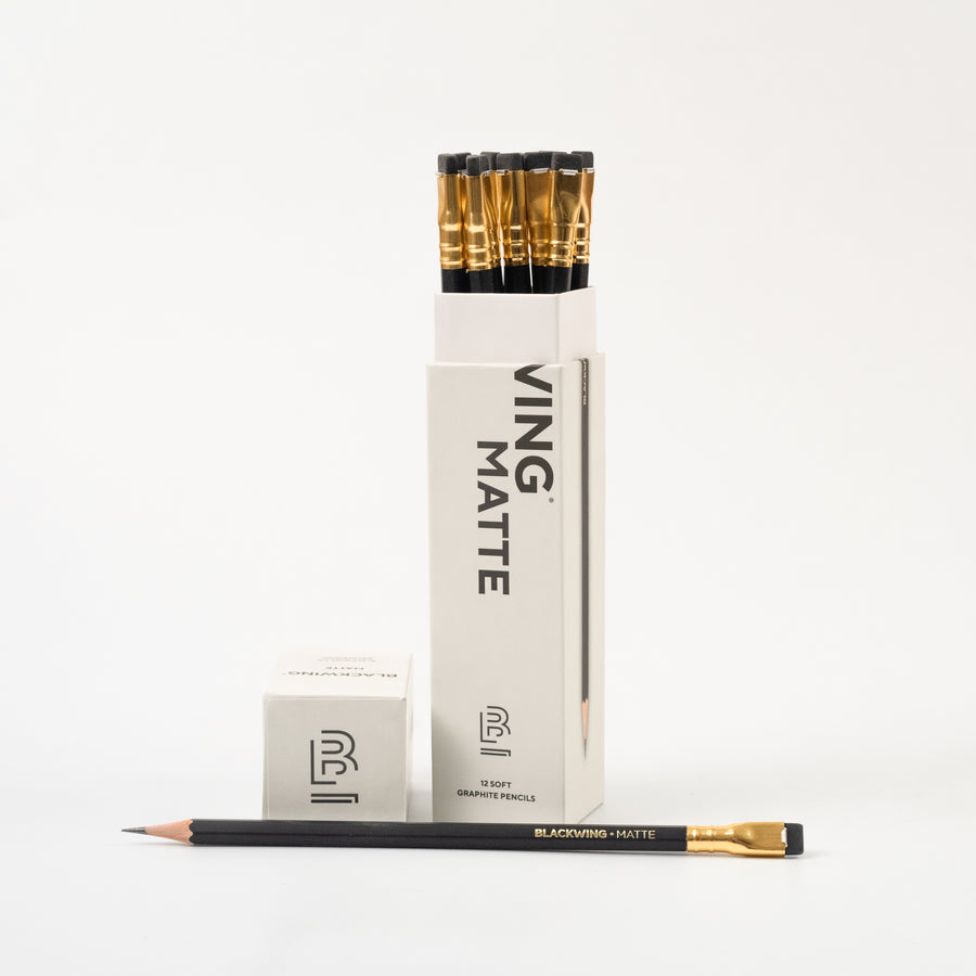 Blackwing Matte Pencils - 12 Pack New packaging