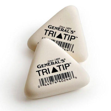 General's Tri-Tip Soft White Art Eraser