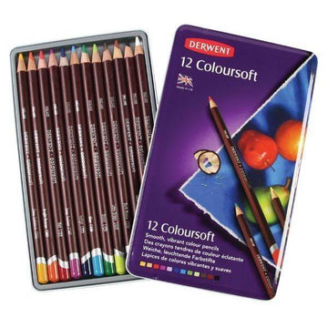 Derwent Coloursoft Color Pencils - 12 Pk