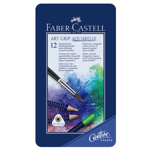 Faber-Castell ART GRIP Aquarelle Pencils - 12 Pk