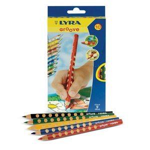 Lyra Groove Triangular Colored Pencils - 10 Pk