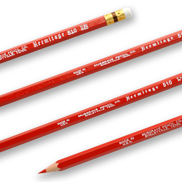 Musgrave Hermitage 510 Thin Red Pencils (12 Pack)