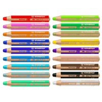 STABILO Woody 3in1 Colored Pencils - 6 colors