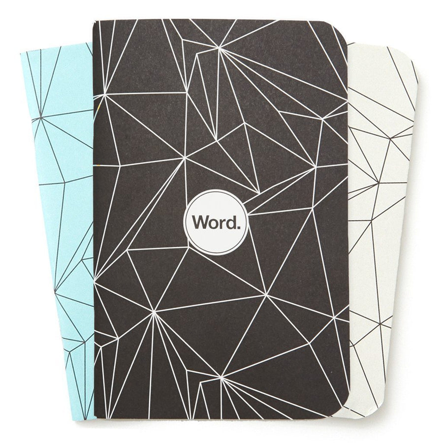 Word. Notebook Polygon Mix Pack
