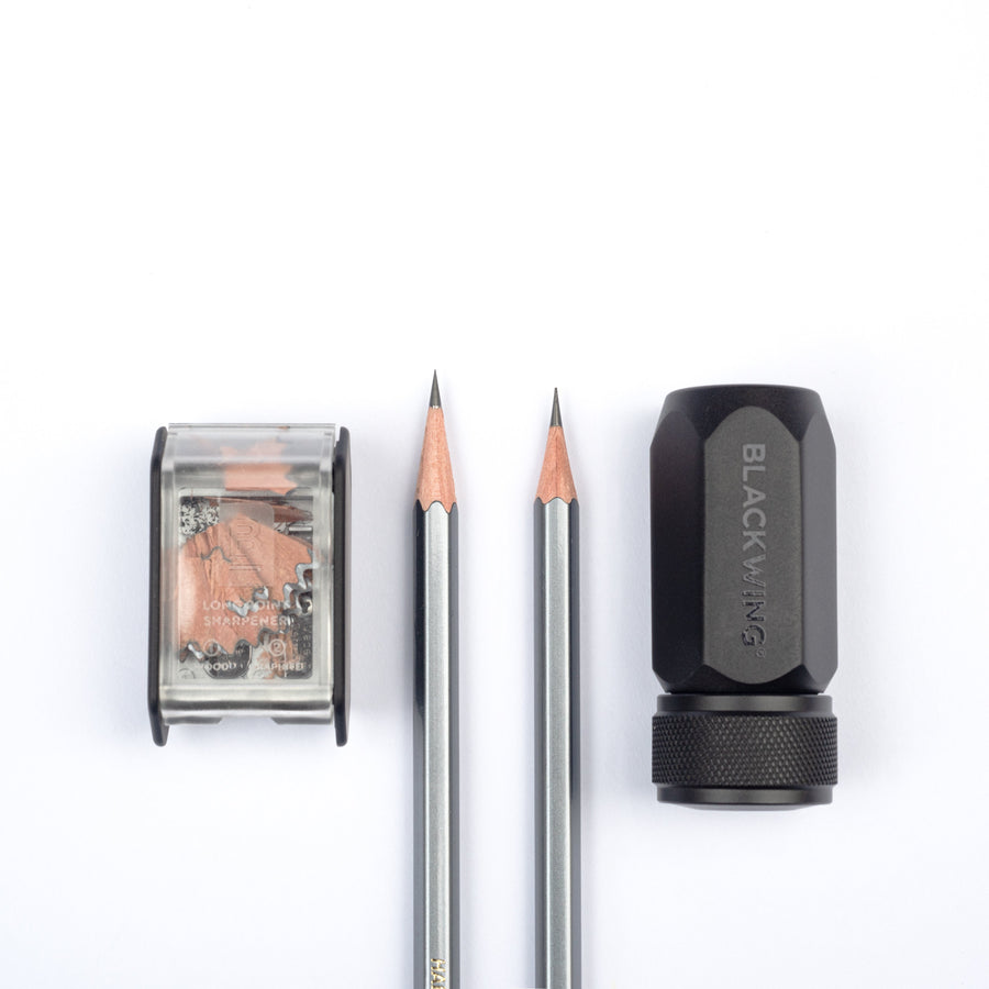 Blackwing One-Step Long Point Sharpener Point Comparison